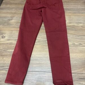 American Eagle Outfitters Deep Red Trousers